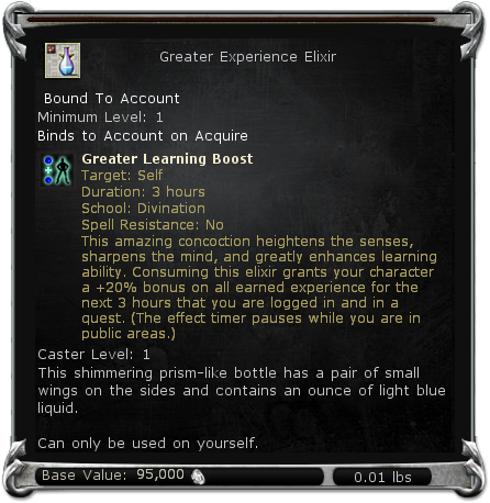 Greater Experience Elixir