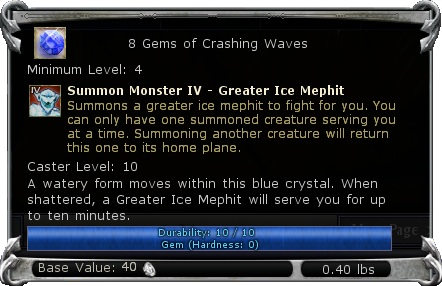 Gems of Crashing Waves item DDO