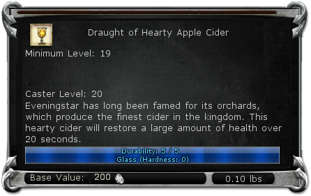 Draught of Hearty Apple Cider