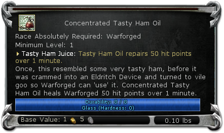 Concentrated Tasty Ham Oil item DDO